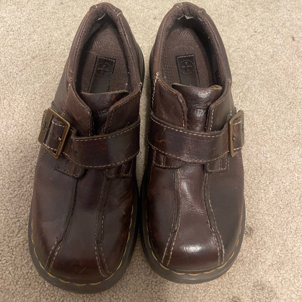 Women's brown Dr. Martens
